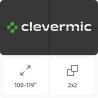 Видеостена 2x2 CleverMic W55-0.88-500 110" – Фото 1