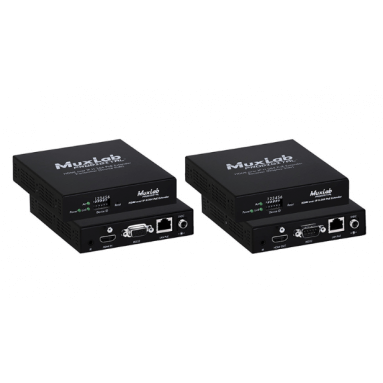 Удлинитель MuxLab проводной HDMI over IP H.264 PoE Extender Kit 500757-TX/RX (100м) 