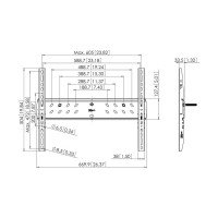 Крепления для дисплея Vogel's Professional PFW 5305 (настенное 32-42 '') 